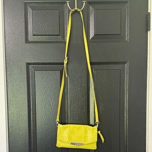 New York & Company Y2K Vibrant Yellow Crossbody Bag